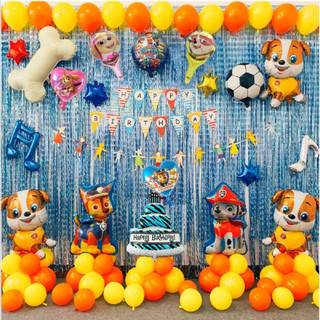 Set 70 bong bóng trang trí tiệc sinh nhật hình Paw--Patrol đáng yêu