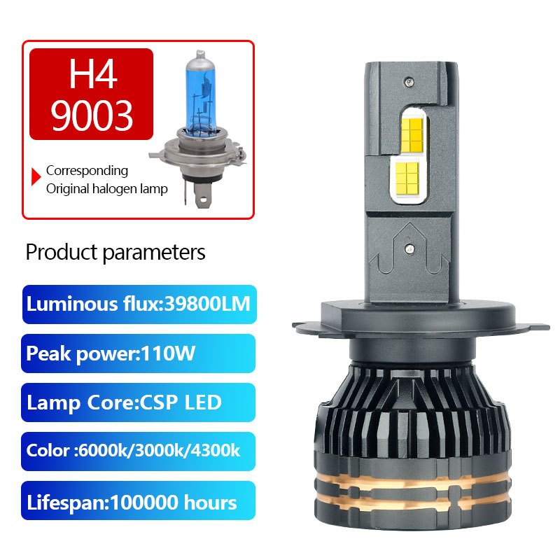 1 Cặp Đèn Pha Led H4 H1 H8 H11 9005 9006 HB3 HB4 H7 Chất Lượng Cao Cho Xe Hơi