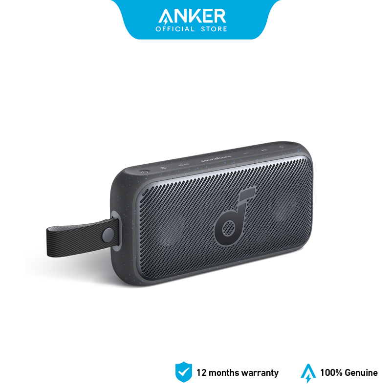 Loa di động có độ phân giải cao không dây Soundcore của Anker Motion 300 có BassUp, Bluetooth với công nghệ SmartTune, âm thanh nổi 30W và chống nước IPX7, cho sân sau, cắm trại