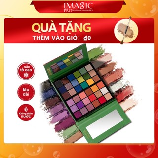 IMAGIC Bảng Phấn Mắt 36 Màu Lì Và Ánh Nhũ Kết Hợp Trang Điểm Mắt Nổi Bật 240g