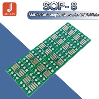10 chiếc sop8 biến dip8 smd sang dip ic adapter ổ cắm sop8tssop8soic8ssop8 board to dip adapter tấm chuyển đổi 0,65mm 1,27mm