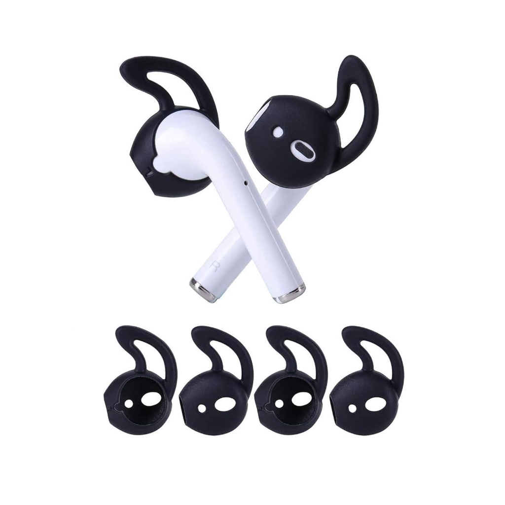 3 cặp đầu tai silicon Vỏ móc tai Tương thích với AirPods 1 / 2 và EarPods