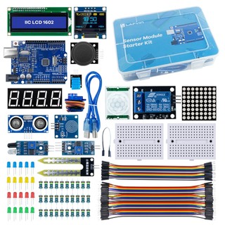 Bộ khởi động mô-đun cảm biến cho arduino uno set r3, màn hình lcd oled 1602 0,96 "với hướng dẫn