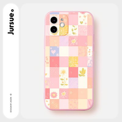 Ốp lưng JURSUE mềm ngộ nghĩnh dễ thương đẹp độc lạ cho iPhone 15 14 13 12 11 Pro Max SE 2020 X XR XS 8 7 ip 6S 6 Plus kute L0119Q
