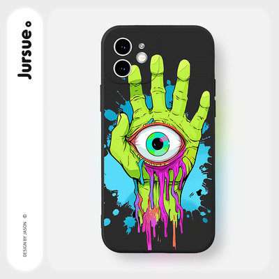 Ốp lưng JURSUE mềm dễ thương đẹp độc lạ cho iPhone 17 16 15 14 13 12 11 Pro Max SE 2020 X XR XS ip 8 7 Plus L0104Q