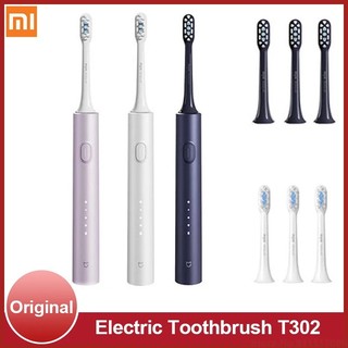 Bàn chải đánh răng điện Xiaomi Mijia Sonic T302 IPX8 Sạc không dây chống nước 4 đầu bàn chải Bàn chải đánh răng điện tử Sonic