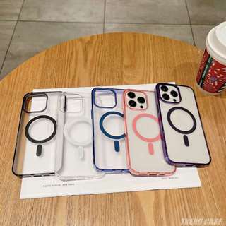 Ốp điện thoại mờ từ tính sạc không dây cho iPhone 15 13 14 12 11 Pro Max Plus Mini X Xs Xr 7 8 SE Vỏ cứng chống sốc