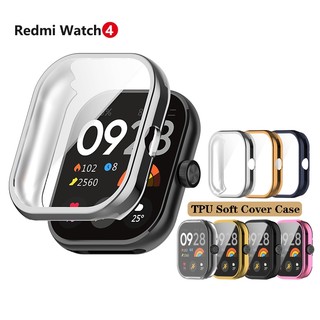 Dành cho redmi watch 4 vỏ mềm tpu bảo vệ vỏ bảo vệ mạ điện