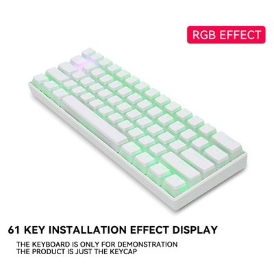 Pbt Pudding Trọn Bộ Keycaps Thích Hợp Cho Royal Kludge Tất Cả Các Bàn Phím, Tất Cả Trong Nhiều Màu Tự Làm