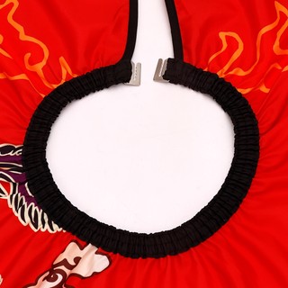 Hàng có sẵn#新品理发围布烫染理发店防静电成人家用美发店围布剪发围布不沾发防水红色龙凤围布