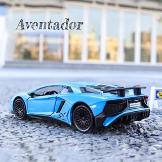 HOT WHEELS [Không có hộp] 1 / 36 Lamborghini Aventador diecast ô tô makeda Hợp kim kẽm Đồ chơi mô hình Ô tô thể thao Quà tặng sinh nhật cho bé trai Bộ sưu tập bánh xe nóng Đồ chơi mô hình kéo lại