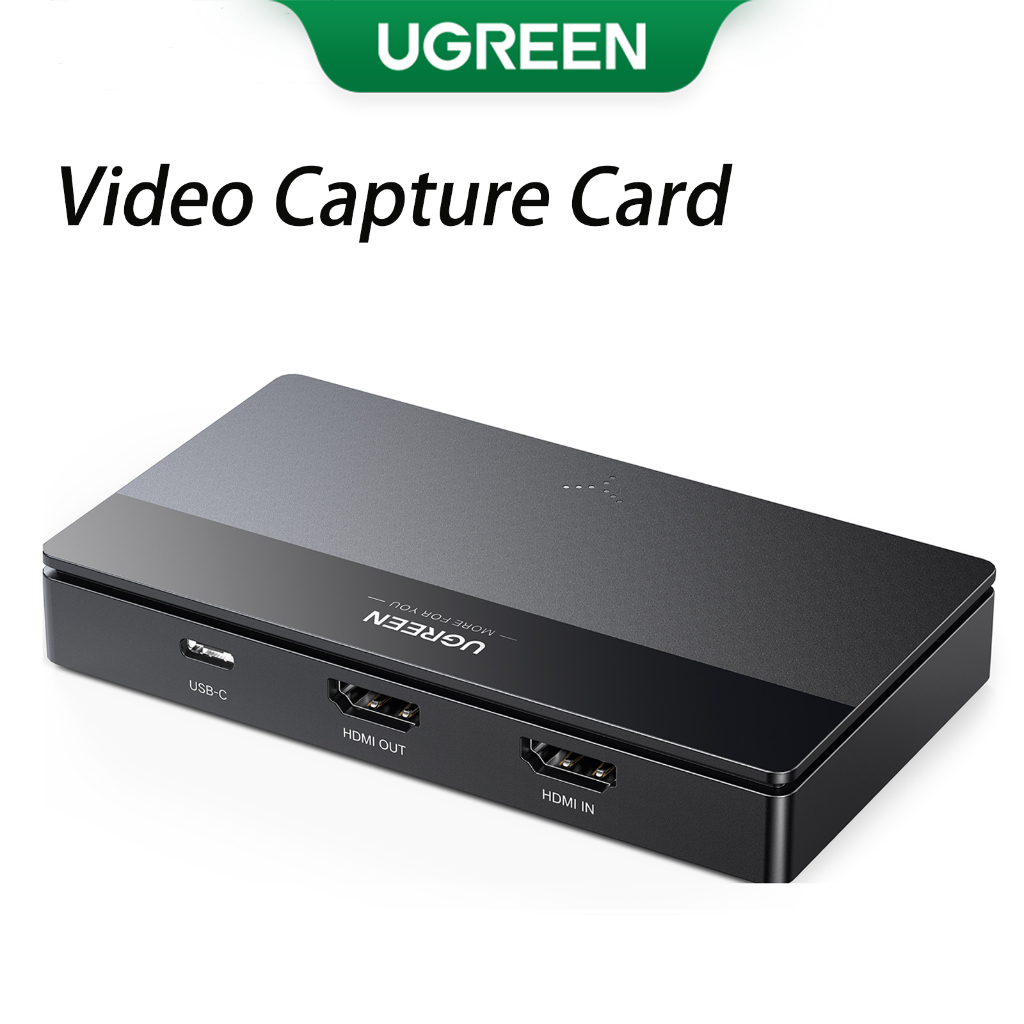 Thẻ ghi Video UGREEN Phát sóng trực tiếp Hộp ghi âm thanh HDMI HD 4K Đầu ghi màn hình USB3.0 Camera SLR Thiết bị phát trực tiếp cho máy tính / điện thoại di động Mẫu: 15390
