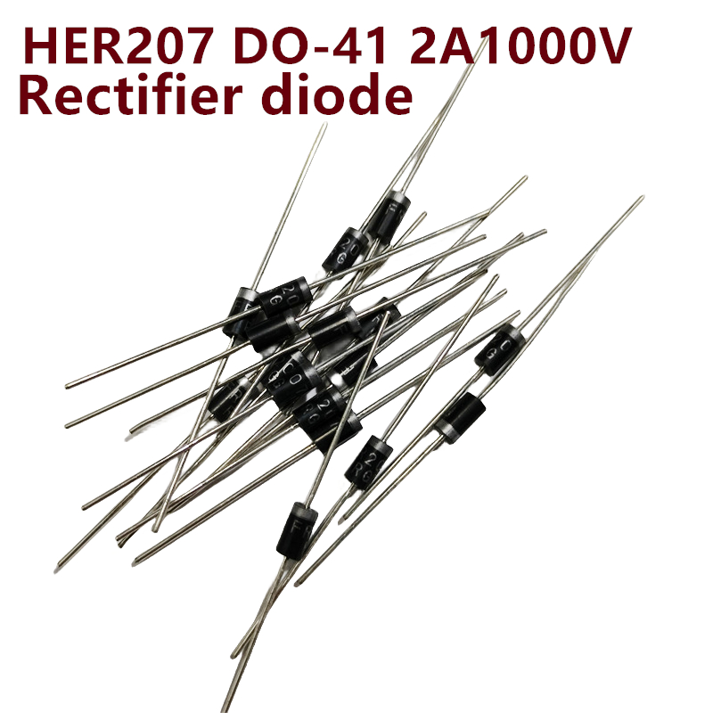 HER107 300V 20 chiếc HER104 HER108 1A HER208 2A 1000V HER304 HER307 800V HER308 3A HER508 5A FR104 F