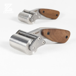Nattools Thép không gỉ Con lăn hạng nặng Da Cao su Con lăn ép Con lăn da thủ công Con lăn da