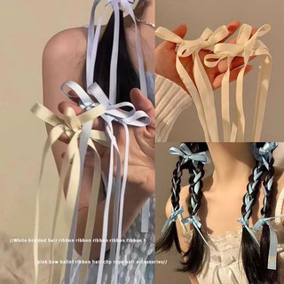 Kẹp Tóc Phong Cách Hàn Quốc Nơ Ruy Băng Kẹp Tóc Nữ Dễ Thương Ruy Băng Phụ Kiện Tóc