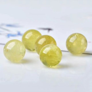 Citrine quả cầu pha lê vàng phong thủy bóng thiền chữa bệnh luân xa trang trí trang trí nhà