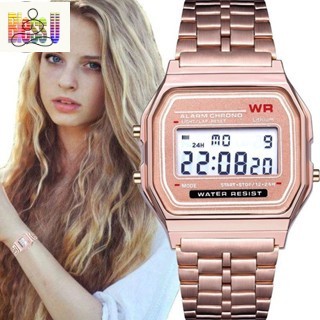 Blessu Đồng Hồ Thể Thao Đa Năng Vintage Hoa Hồng Vàng Vàng Bạc Nam Nữ Cặp Đôi Trang Sức Đồng Hồ Đồng Hồ Trang Sức Vòng Tay