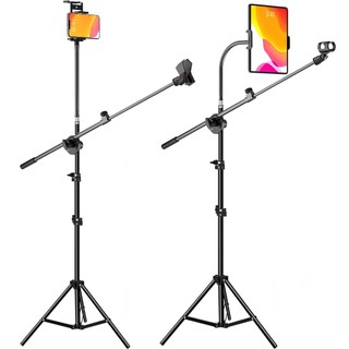 Giá đỡ Mic Boom, sàn micro 6 trong 1 có giá đỡ điện thoại Mic Boom Stand Tripod có thể điều chỉnh, Giá đỡ Mic cổ ngỗng di động Boom với Mic Clip Giá đỡ điện thoại máy tính bảng