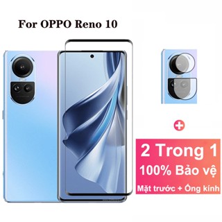 Kính Cường Lực OPPO Reno 10 5G 9d 2 Trong 1 Bảo Vệ Toàn Màn Hình Cho oppo reno 10 5g reno 10 pro plus 4g 5g