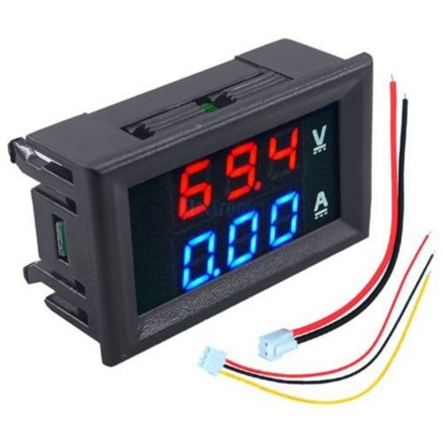 Đồng Hồ Đo Điện Áp Và Dòng Điện DC 0-100V 10A
