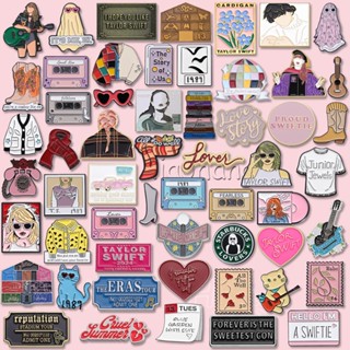 100 Phong Cách Taylor Swift Men Chân Trâm Cài Album Nhạc Tình Yêu Thổ Cẩm Taylor Ca Sĩ Băng CD Pin Ve Áo Huy Hiệu Trang Sức Quà Tặng Cho Người Hâm Mộ