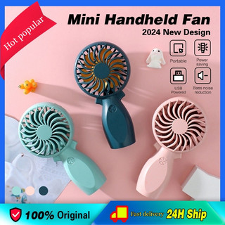 Quạt Cầm Tay Mini Tích Điện Sạc Dây Usb Quạt Mini 3 Tốc Độ Gió Linh Hoạt Mẫu Mới 2024