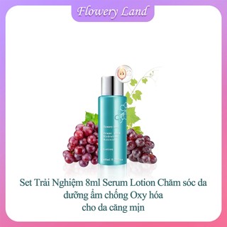 FLOWERY LAND Set Trải Nghiệm 8ml Serum Lotion Chăm sóc da, dưỡng ẩm, chống Oxy hóa, cho da căng mịn
