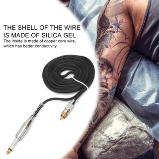 Dây chia nguồn đa năng dùng Máy Xăm Kẹp Dây Silicon Hình Nguồn Điện Móc RCA Cắm Phụ Kiện