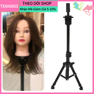 Chân giữ đầu manocanh - Chân để đầu canh ken Hợp Kim Nhôm Có Thể Điều Chỉnh Di Động Để học tóc