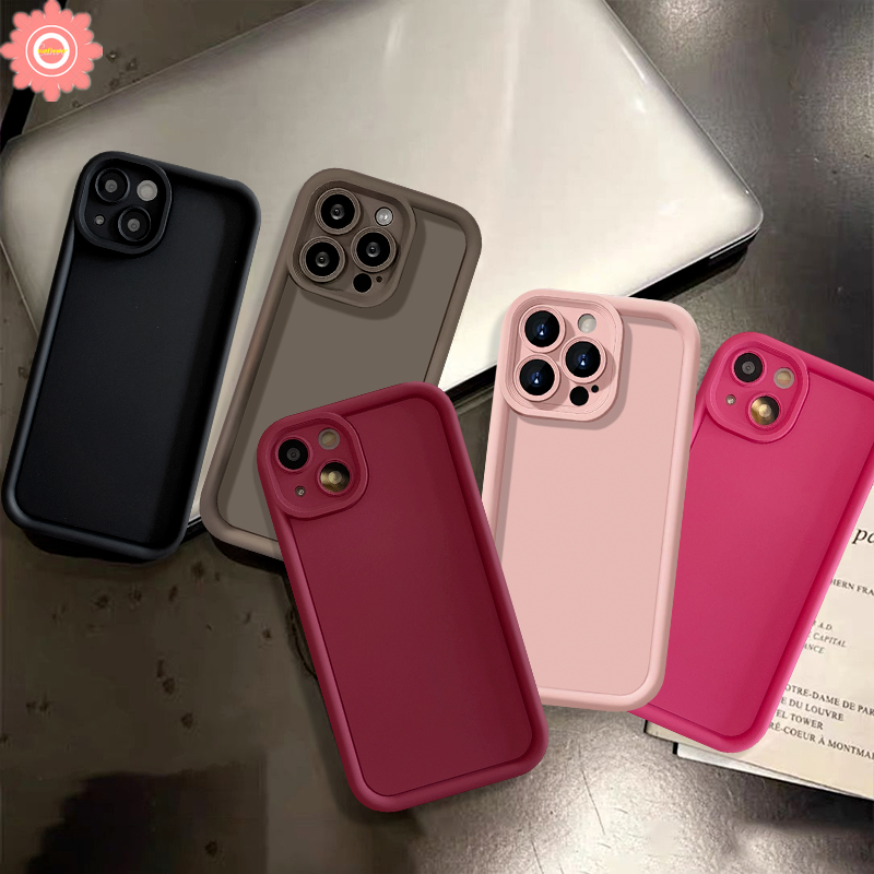 Sang Trọng Ốp Điện Thoại tpu Mềm Màu Dạ Quang Cho iphone 7plus 11 13 14 12 15 pro max x xr xs max 7 6 8 6s plus se 2020