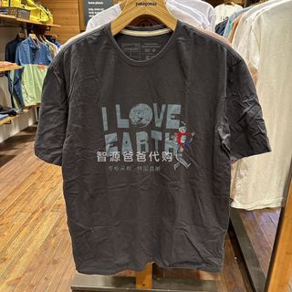 Áo thun nam ngắn tay Cotton ngắn tay Patagonia Bata Earth mới