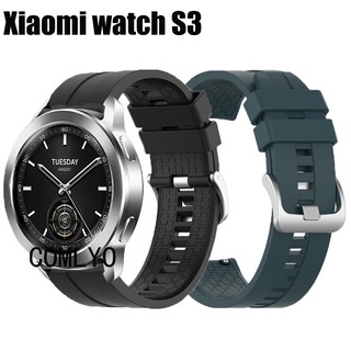 Dành cho đồng hồ xiaomi S3 Dây đeo nam nữ Dây đeo đồng hồ thông minh mềm bằng silicon