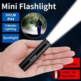 Alonefire SV1 Đèn pin Mini sáng có thể sạc lại Usb Đèn cắm trại đi bộ đường dài ngoài trời