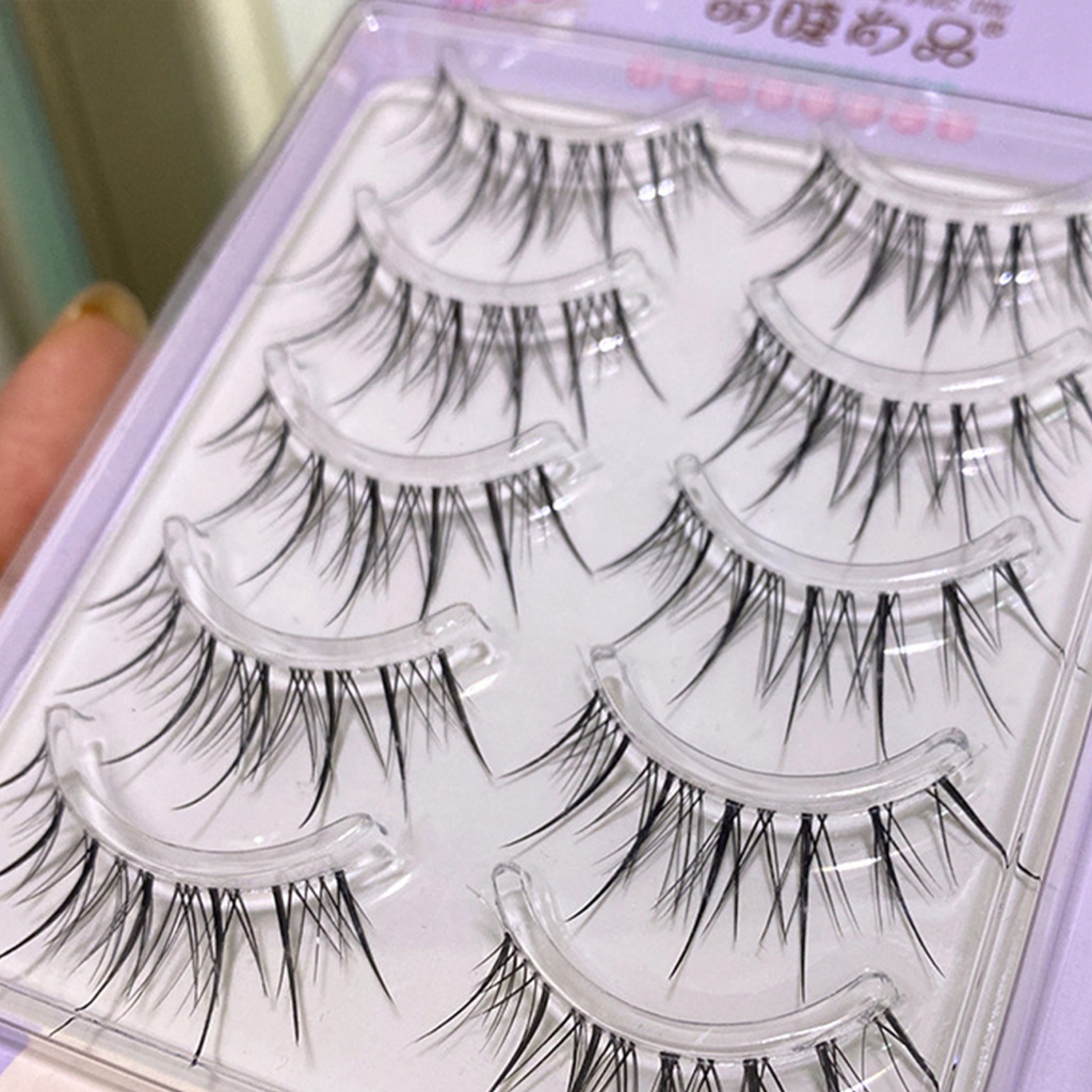 Mengjieshangpin® M08 3D Lông Mi Giả 3D Dải Tự Nhiên Lông Mi Khối Lượng Lông Mi Giả Dài Dày Nối Mi