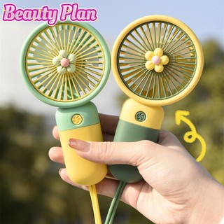 💗Quạt mini cầm tay, quạt cầm tay mini có đế để bàn , 3 chế độ gió, nhỏ gọn, tiện lợi, pin 2h