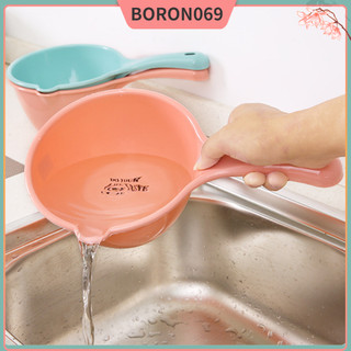 Gáo nước, ca nhựa múc nước cán dài boron069