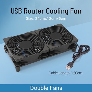 1200rpm usb router quạt wifi modem giá làm mát router mát 120cm dây 5v modem kệ làm mát
