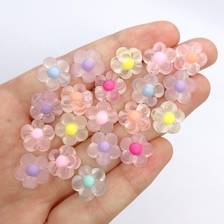 20 Chiếc 12 Mm Hạt Hướng Dương Acrylic Hoa Rời Miếng Đệm Hạt