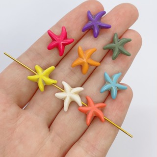 10 Chiếc Hình Sao Biển Ngọc Trai Hạt Rời Miếng Đệm Hạt Hạt Hạt Cho DIY Trang Sức Làm Vòng Tay Vòng Cổ