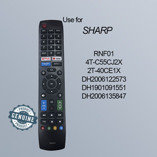 Remote điều khiển for sharp smart tivi rnf01 4t-c55cj2x 2t-40ce1x dh2006122573 dh1901091551 dh2006135847