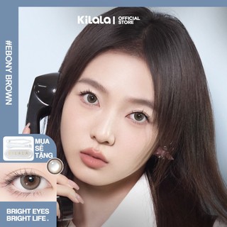 10 chiếc Kính áp tròng Kilala lens 1 ngày màu nâu Ebony Brown DIA 14.2mm có độ (0-8)