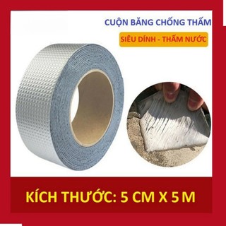 Băng keo chống thấm băng keo công nghiệp sửa chữa khoảng cách rò rỉ tường băng nhôm tự dính