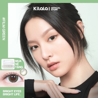 10 chiếc Kính áp tròng Kilala lens 1 ngày màu lục Film Green DIA 14.2mm có độ (0-8)