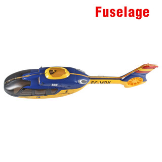 Vỏ thân xe cho yuxiang yu xiang f06 ec135 rc máy bay trực thăng phụ kiện