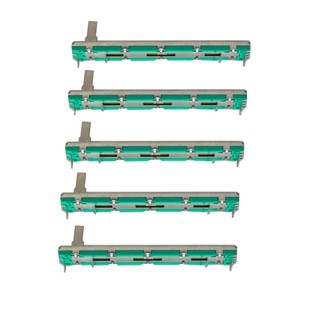 1 / 5 chiếc b103 10k ohm 75 mm thẳng trượt lót điện áp trộn fader biến điện trở kênh kép fader để điều chỉnh độ sáng