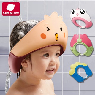 Mũ gội đầu cho bé chắn nước bảo vệ tai và mắt Nón tắm có thể điều chỉnh vòng đầu Gấp