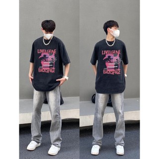 PEAR DODO Hip Hop Phong Cách Mỹ In Hình Rời 100% Cotton Thương Hiệu Địa Phương Áo Thun Nam Tay Ngắn 240313