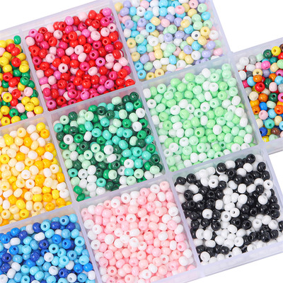Beadia 220 Cái / túi 3 Mm Chất Lượng Cao Màu Séc Hạt Thủy Tinh Hạt DIY Vòng Tay Vòng Cổ Hạt Beads Cho Trang Sức Làm Phụ Kiện May Vá