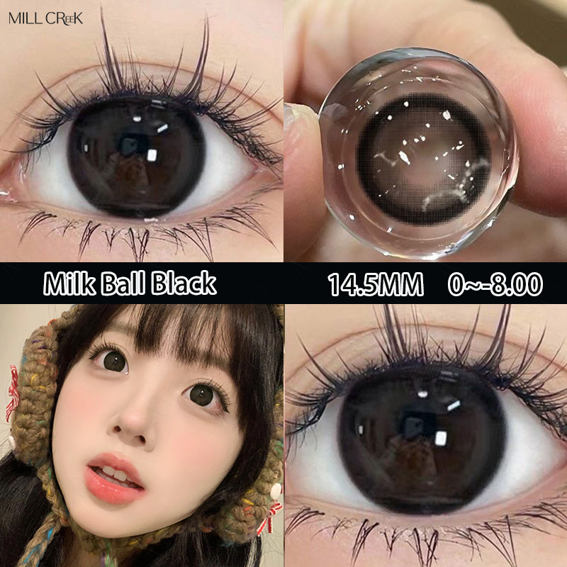 Một cặp (2 chiếc) Bộ ống kính tiếp xúc với đường kính trang điểm mắt lớn được phân loại 14,5mm Mắt b