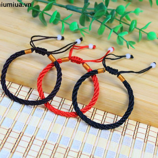 Miumiua🔮vòng tay bện dây đỏ may mắn dành cho cặp đôi